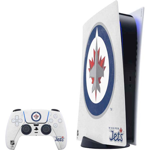 NHL Winnipeg Jets Distressed PlayStation PS5 Skins